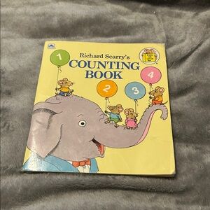 Richard Scarry’s Counting Book, Paperback, 1990